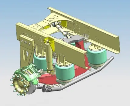 Ginaf SensAxle+ voorloopas voor DAF 8×4 featured image