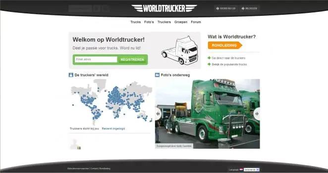 Worldtrucker homepage