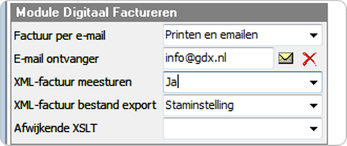 Mendrix digitaal factureren