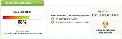Teleroute PRO starrating