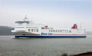 Minister doopt nieuwe Stena Transporter 