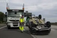 Foto’s: Autotransporter lost Corsa aan verkeerde kant featured image