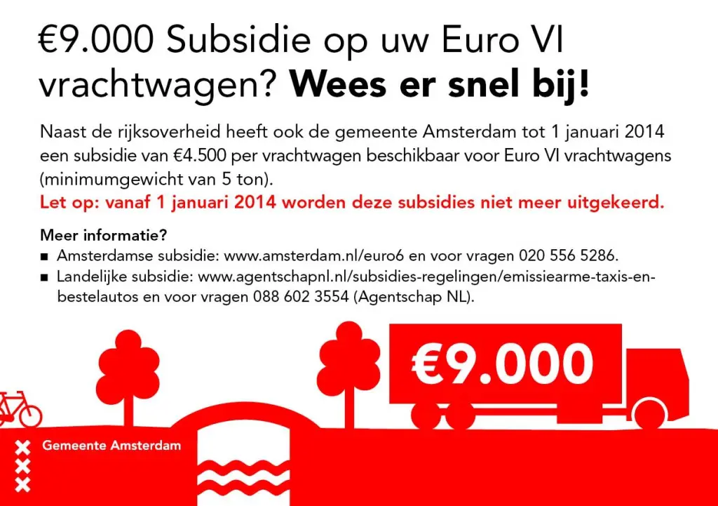 Flyer Subsidie Euro VI