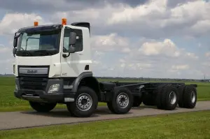 Opbouw Daf CF 8x4 met Wide Spread Gestuurde achteras 41 ton