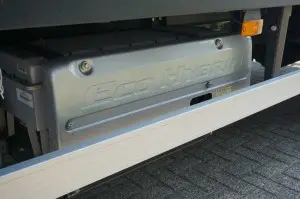 Het batterijpakket zit netjes weggewerkt onder het chassis