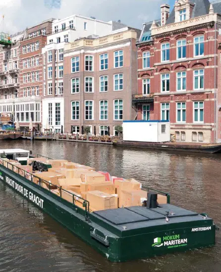 Amsterdam wil goederenvervoer over grachten intensiveren featured image