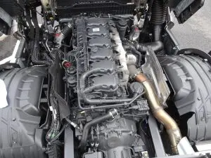 De 500 pk SCR-only motor trok veel bekijks.