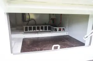 Bij de pick-up moesten de tank en de accu verplaatst worden.
