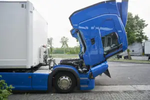 Even de cabine kantelen