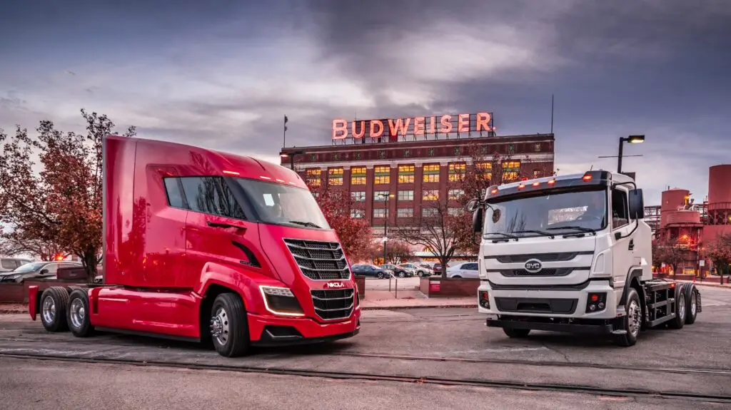 Nikola Two rijdt samen met BYD eerste rit voor Anheuser-Busch featured image