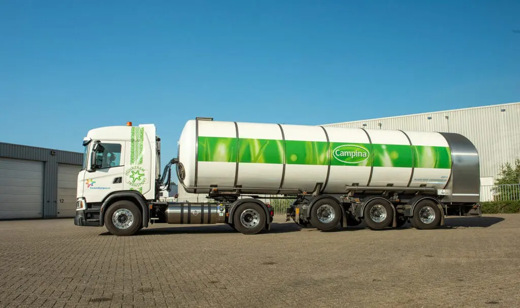 Eerste Scania Melktrans rijdt op LNG featured image