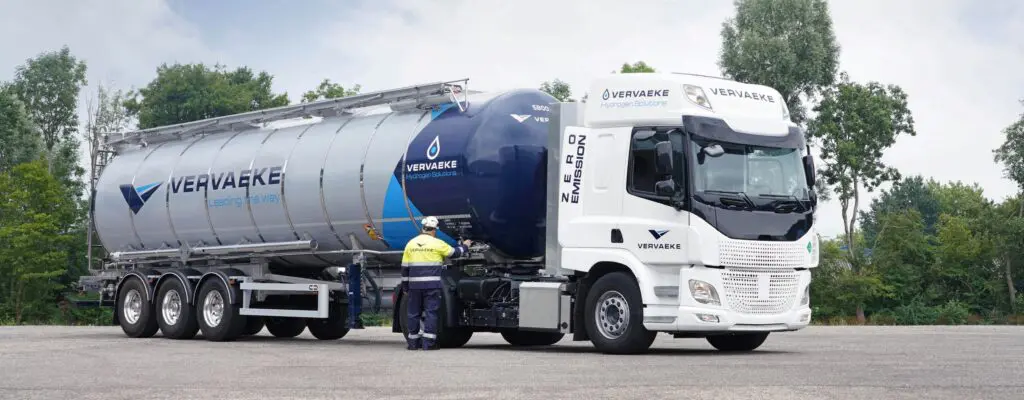 Tanktransporteur Vervaeke bestelt Hyzon waterstoftruck featured image