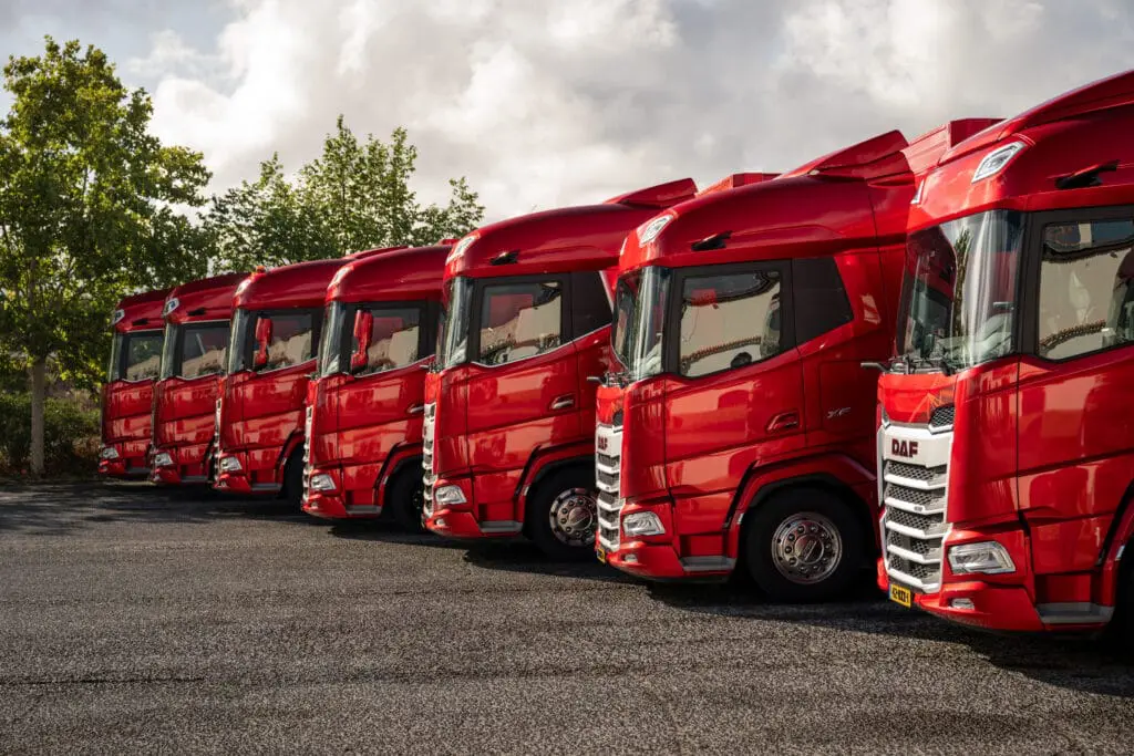 Rijden met de allernieuwste – rode – DAF’s featured image