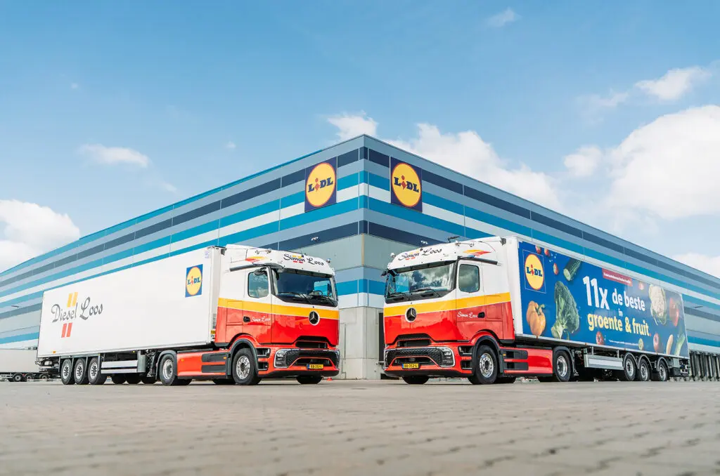 Simon Loos zet eerste Mercedes-Benz eActros 600 in bij Lidl featured image