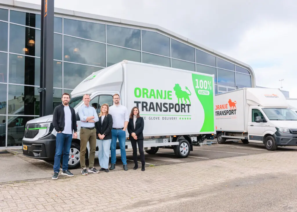 Eerste elektrische bakwagen voor Oranje Transport featured image