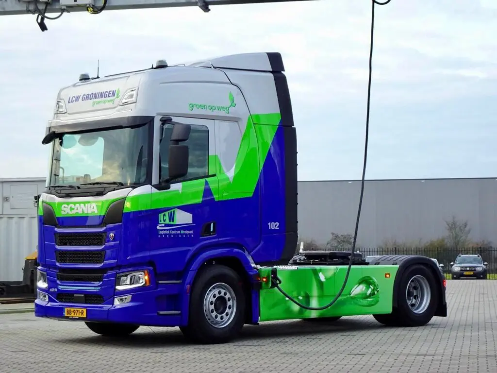 LCW Groningen neemt tweede elektrische Scania in gebruik featured image