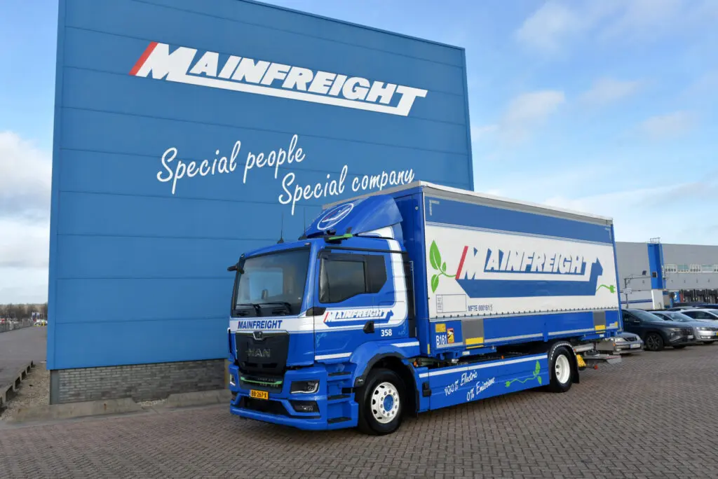 Eerste MAN eTGS bakwagen is voor Mainfreight featured image