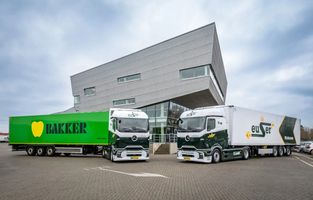 Euser realiseert emissievrij koeltransport met twee eActros 600 trekkers featured image