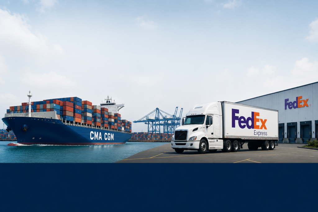 CMA CGM neemt FedEx Supply Chain over voor 1,4 miljard dollar featured image