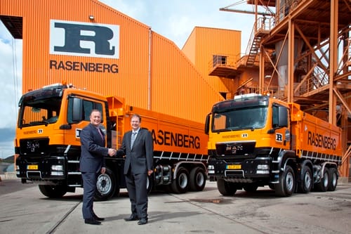 Rasenberg neemt eerste MAN bouwvoertuigen op groen gas in gebruik featured image