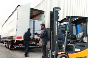 Heftrucktraining-vrachtwagenchauffeurs