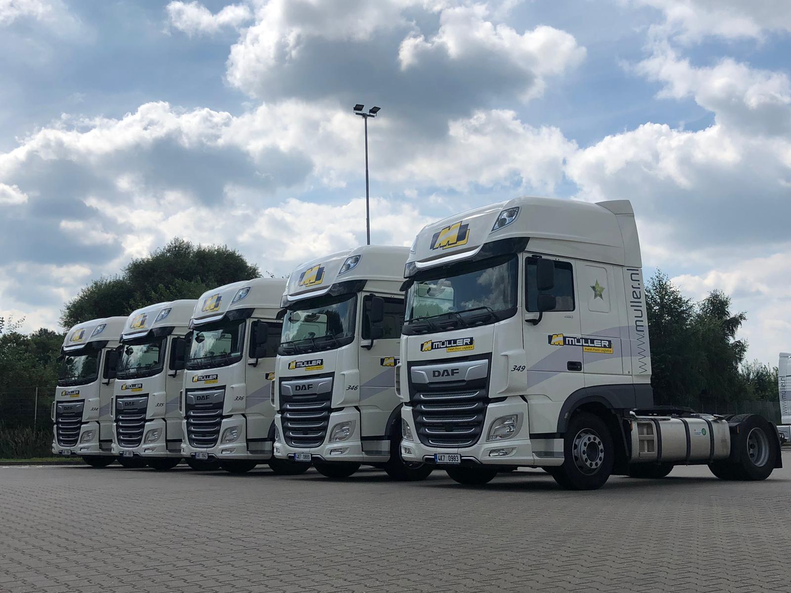 27 nieuwe DAF’s voor Müller Fresh Food Logistics • TTM.nl