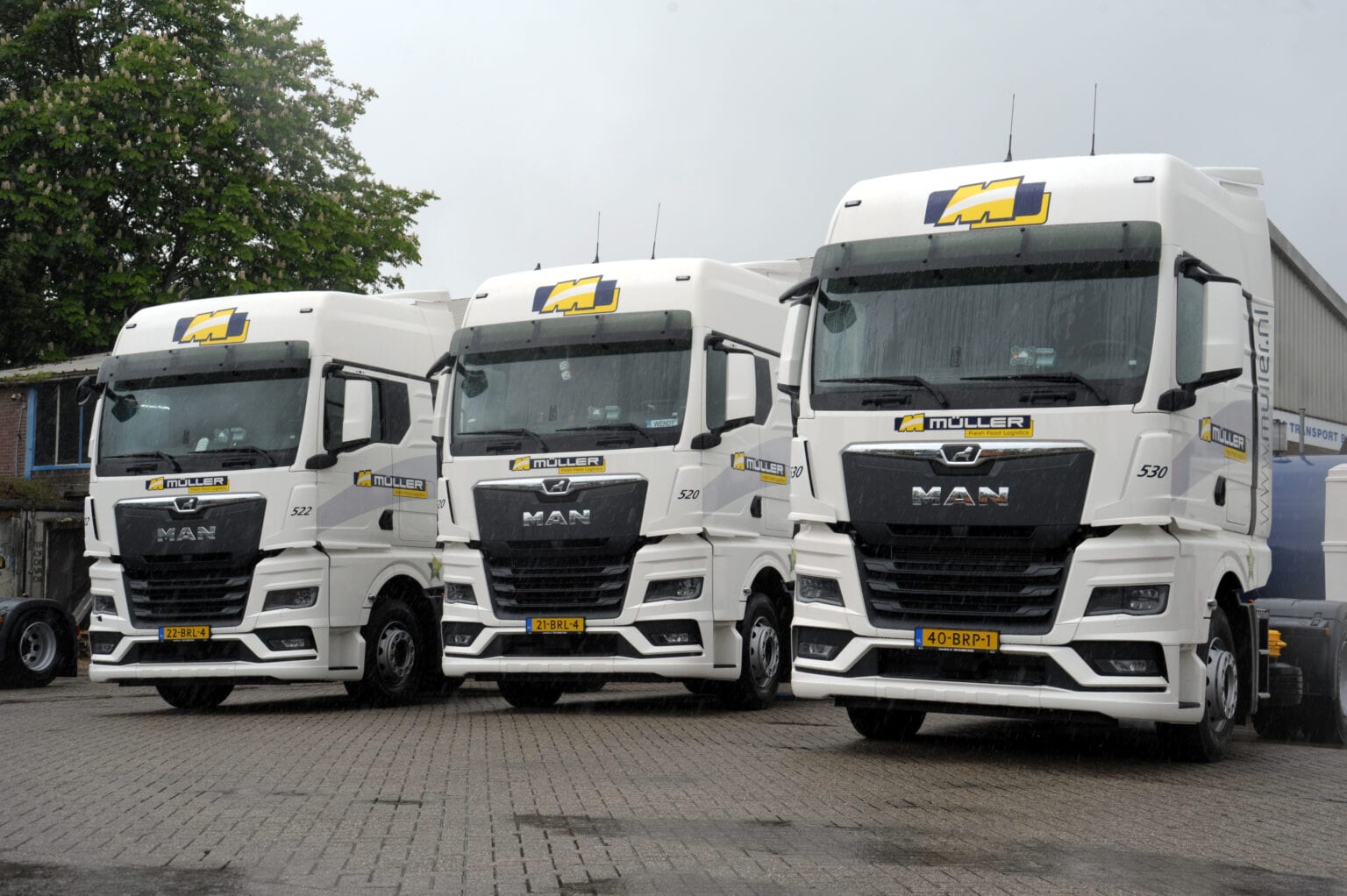 79 x de Truck of the Year 2021 voor Müller Fresh Food Logistics • TTM.nl