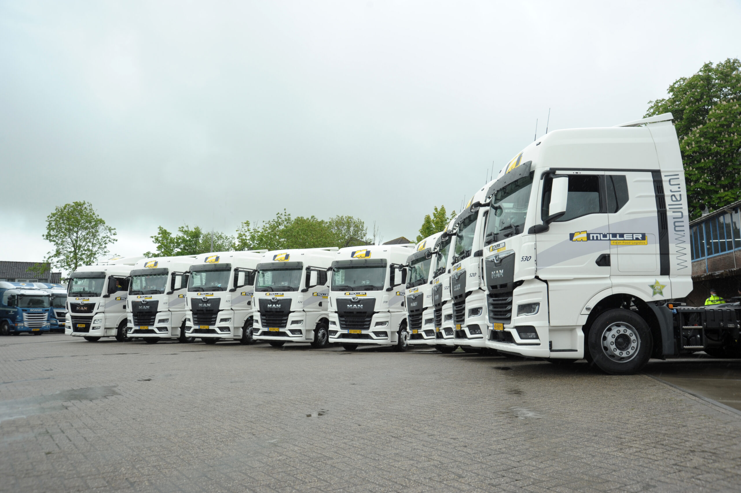 79 x de Truck of the Year 2021 voor Müller Fresh Food Logistics • TTM.nl