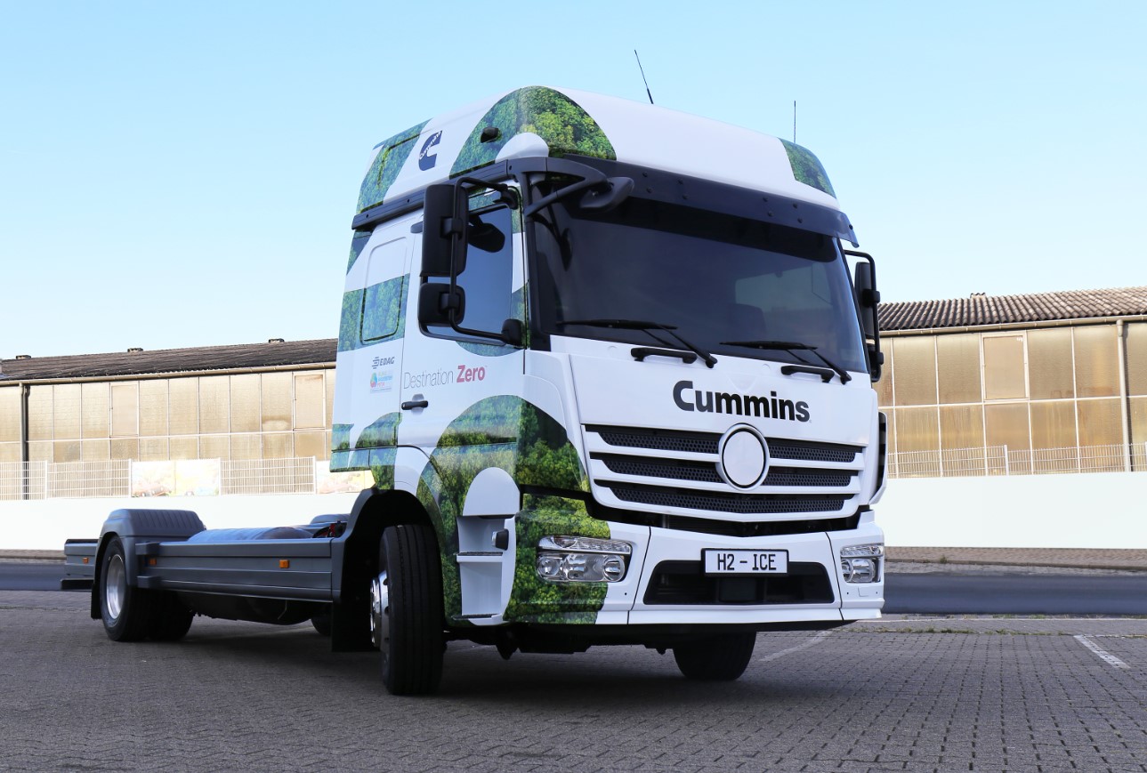 Cummins präsentiert einen Wasserstoff-Verbrennungsmotor • TTM.nl