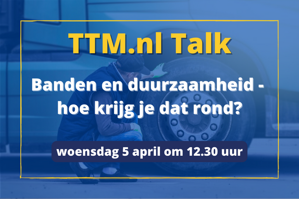 TTM.nl Talk over duurzaam bandenbeheer, vandaag om 12.30 uur featured image