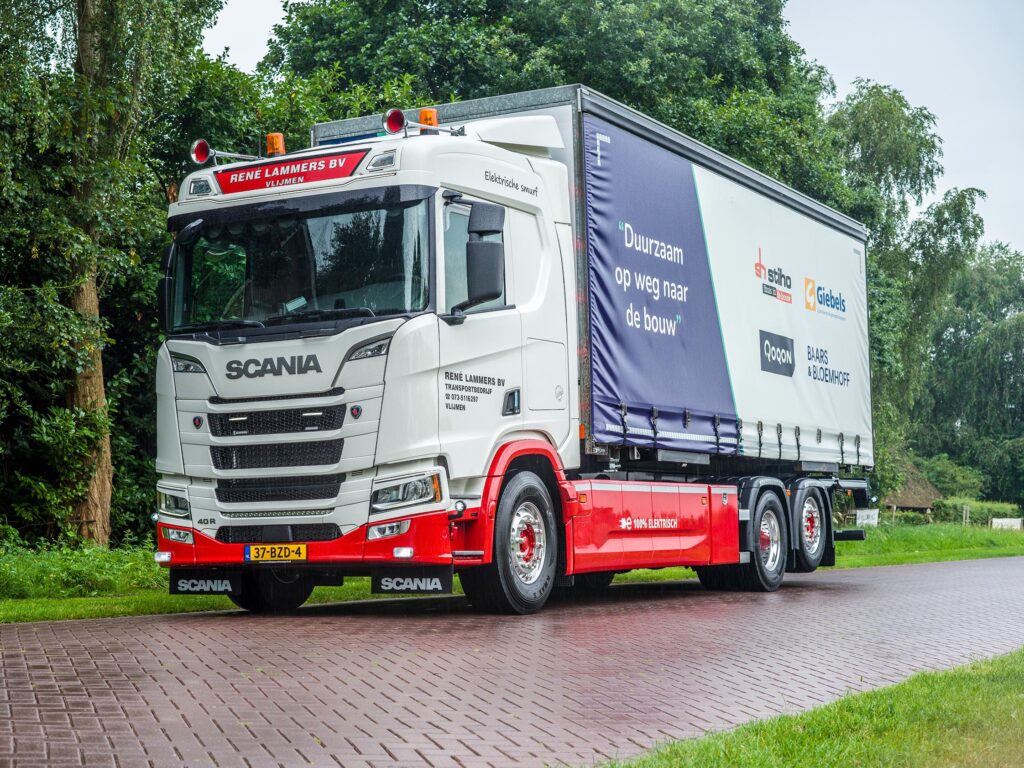 Eerste elektrische Scania voor Rene Lammers Transport featured image