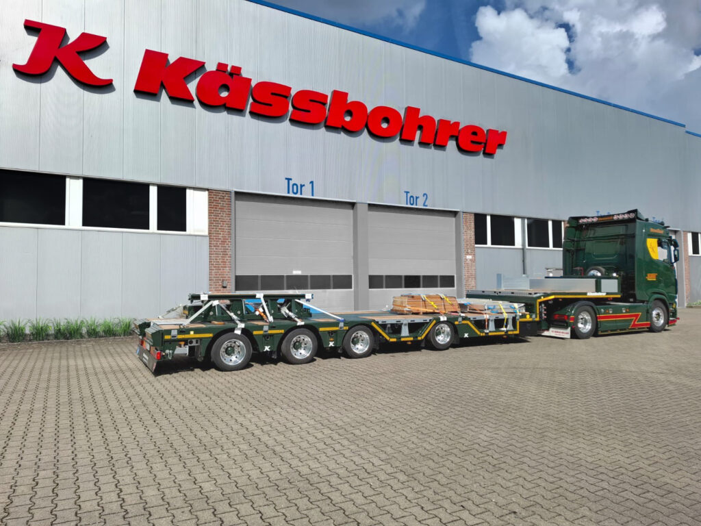 Kässbohrer levert uitschuifbare dieplader aan Engra Transporte featured image