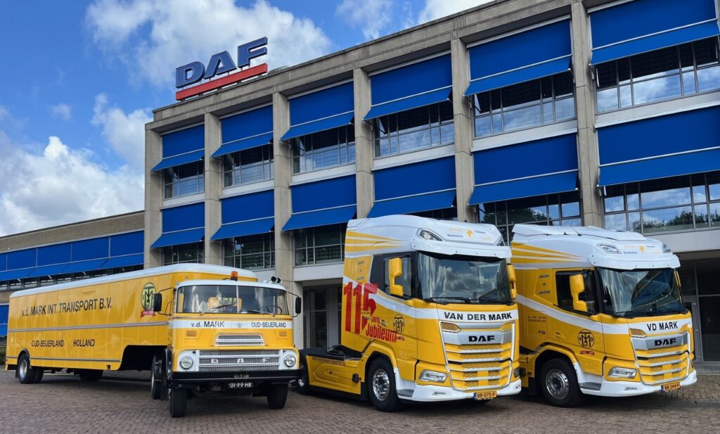 Van der Mark Transport 115 jaar; DAF viert het feest mee featured image