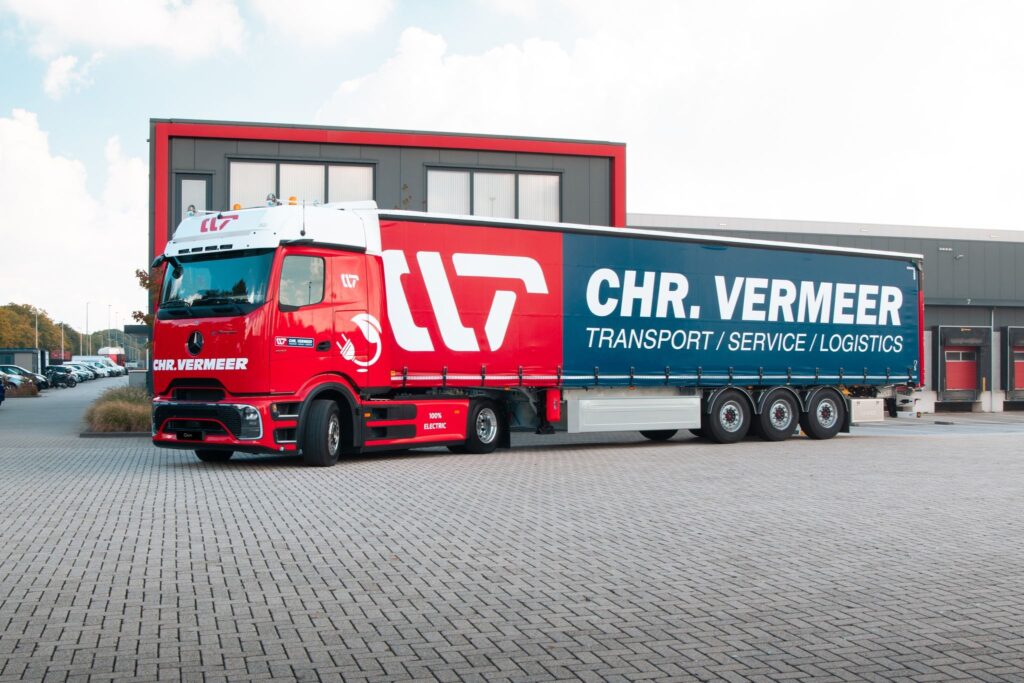 Eerste elektrische truck voor Chr. Vermeer is eActros 600 featured image